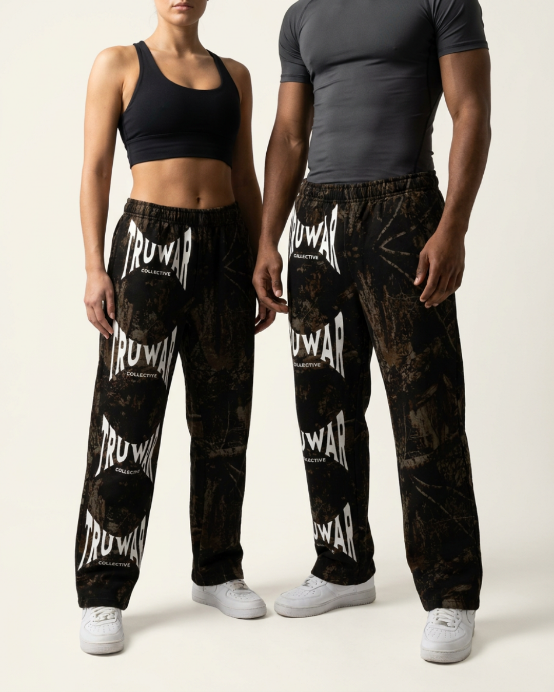 TRUWAR Collective Graphic Camo Sweatpants – Woodland Timber